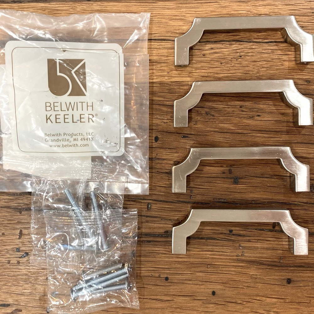 BELWITH KEELER 3-inch MONARCH Drawer Cabinet Pulls Satin Nickel (B076640-SN)